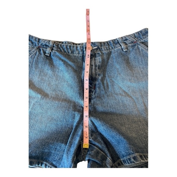 Vintage RL Polo High Waist 4” Denim Deck Shorts Size 14 - Medium Tinted - Picture 9 of 15